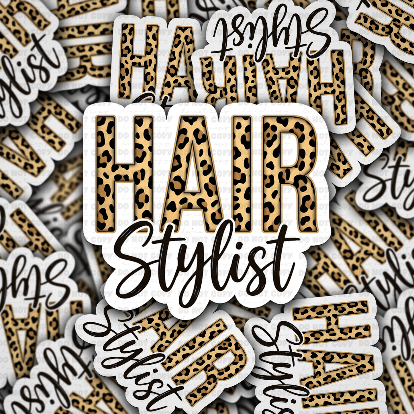 DS 2764 - Hair Stylist Die Cut sticker