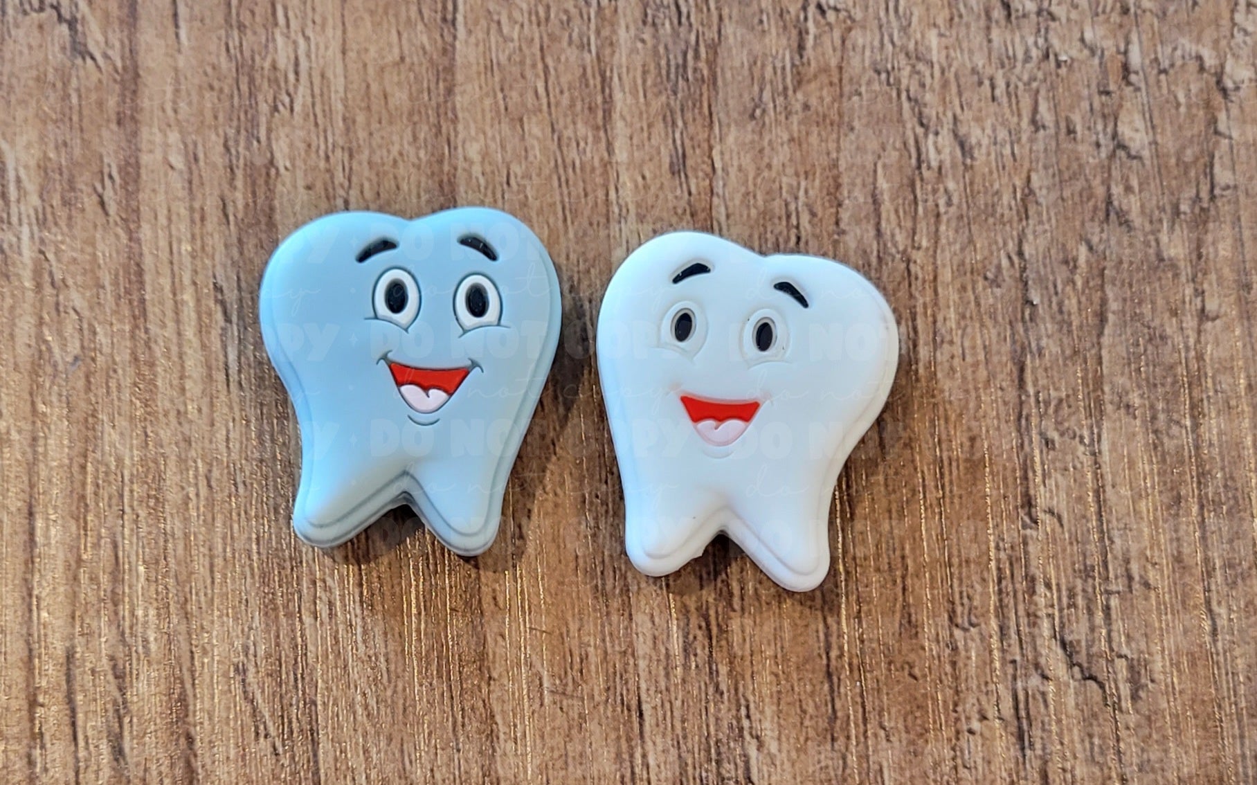 Tooth Teeth Dental Silicone Focal Beads Random Mix – Beadable Bliss