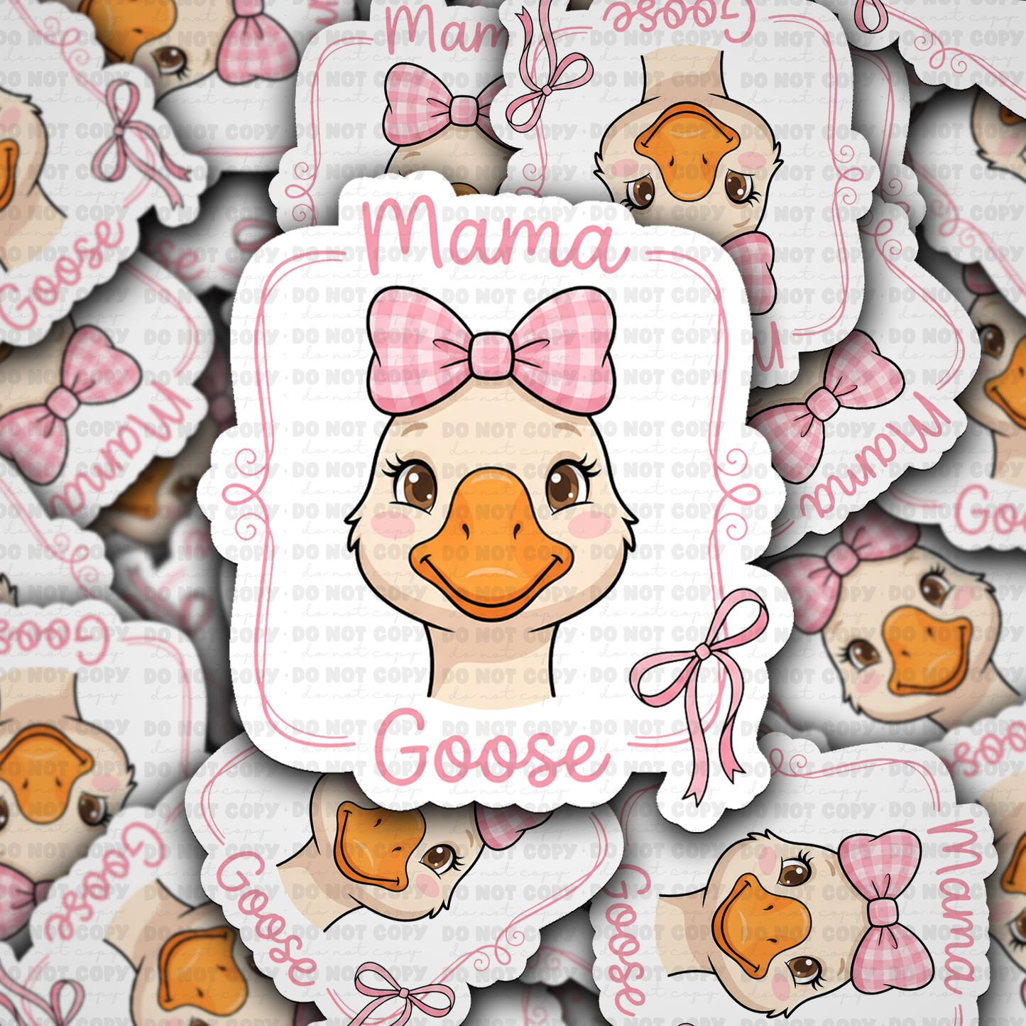 DS - 2662 Mama goose Die Cut sticker