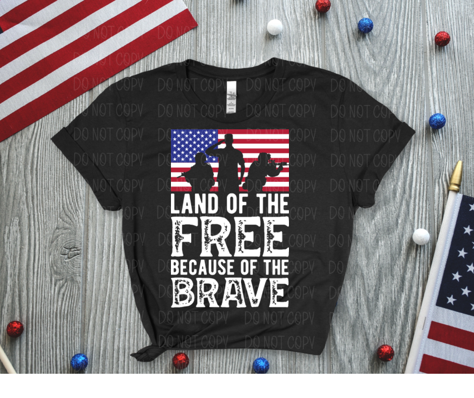 Patriotic Land of the Free *DREAM TRANSFER* DTF