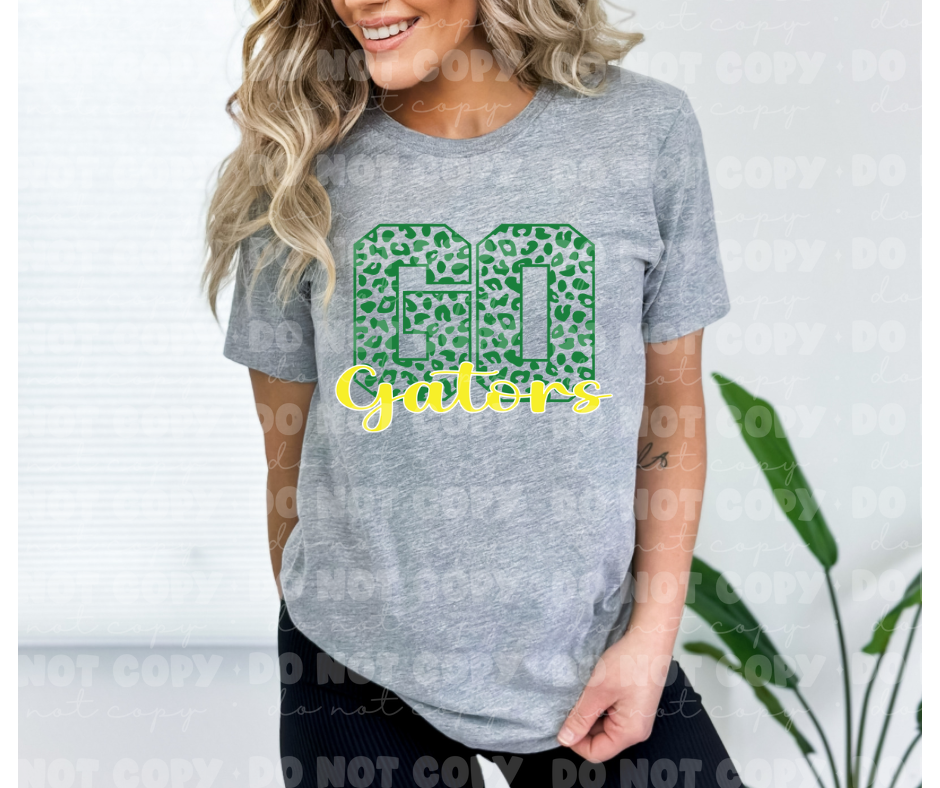 Go Gators green and yellow *DREAM TRANSFER* DTF