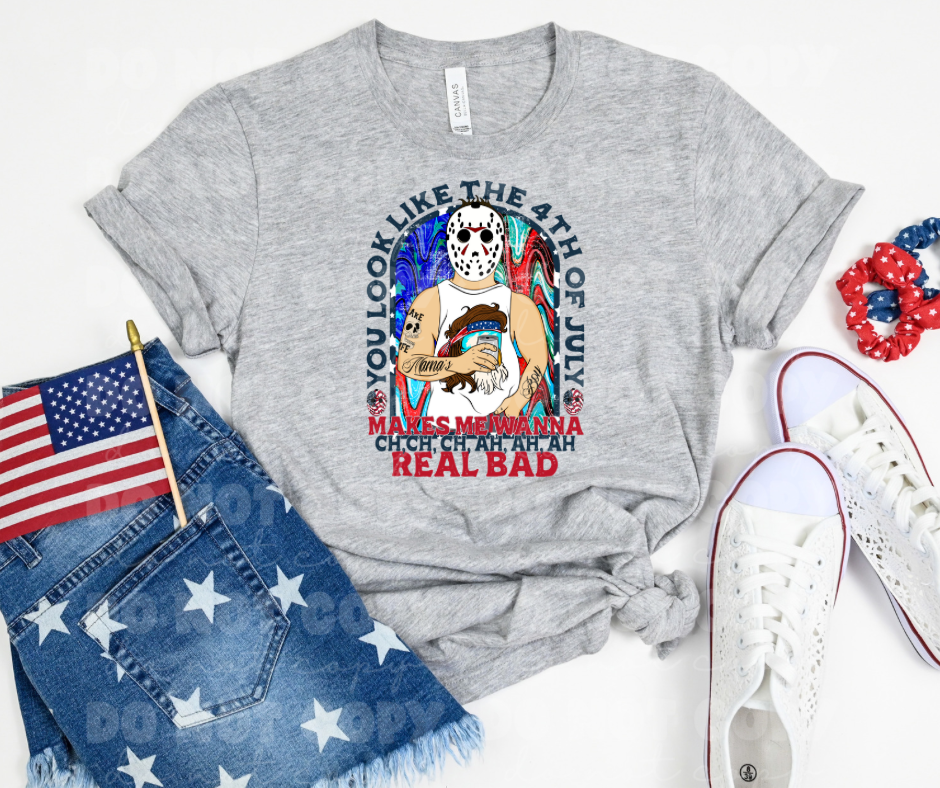 You look like the 4th of July Real bad face mask *DREAM TRANSFER* DTF