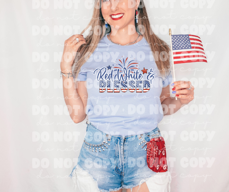 Red White and Blessed *DREAM TRANSFER* DTF