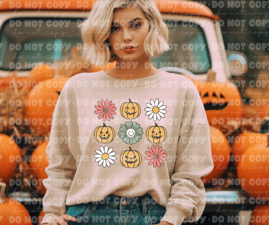 Floral Pumpkin *DREAM TRANSFER* DTF