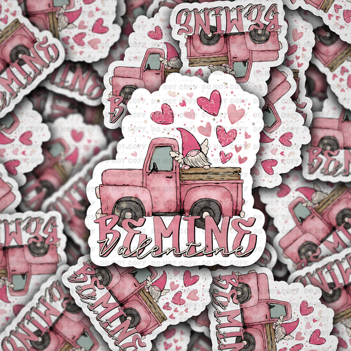 DS -2374 - Be Mine Valentine Die Cut Sticker