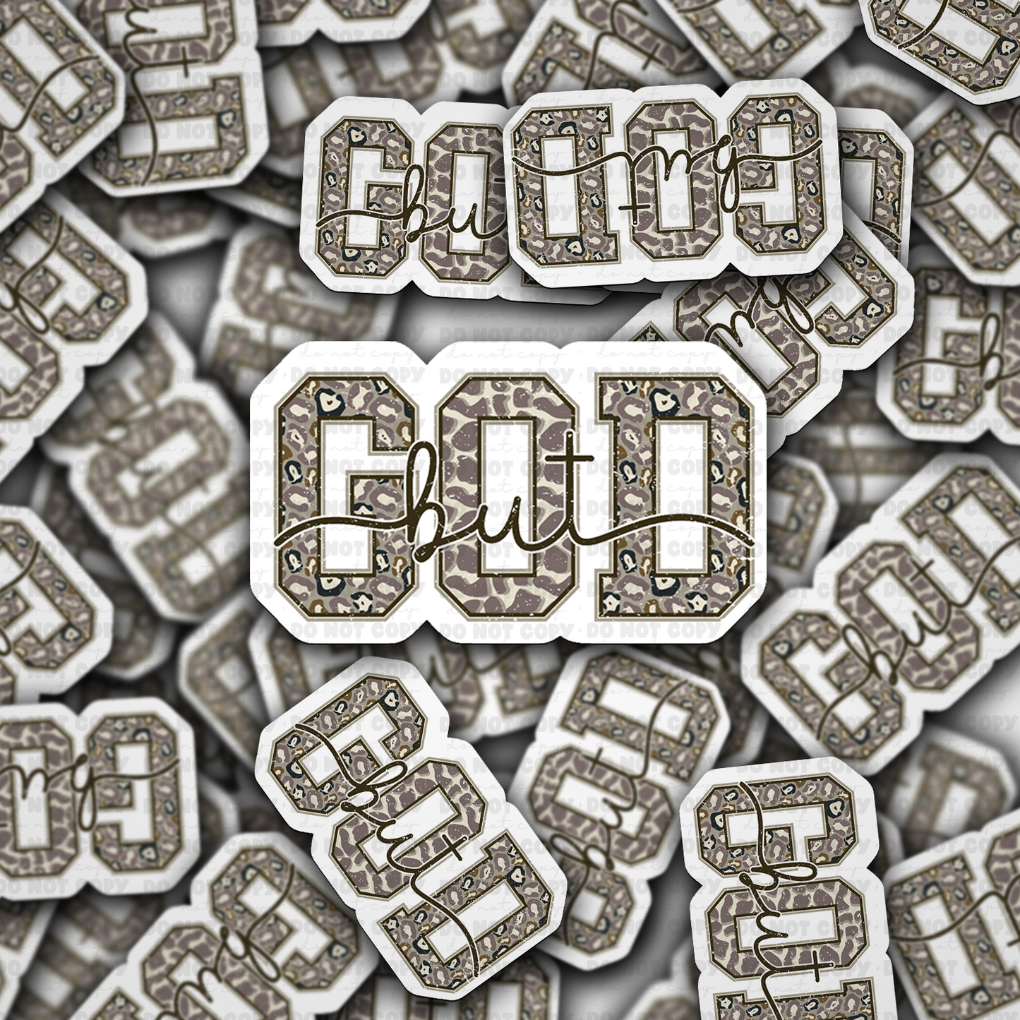 DS 2251 - But God Die Cut Sticker