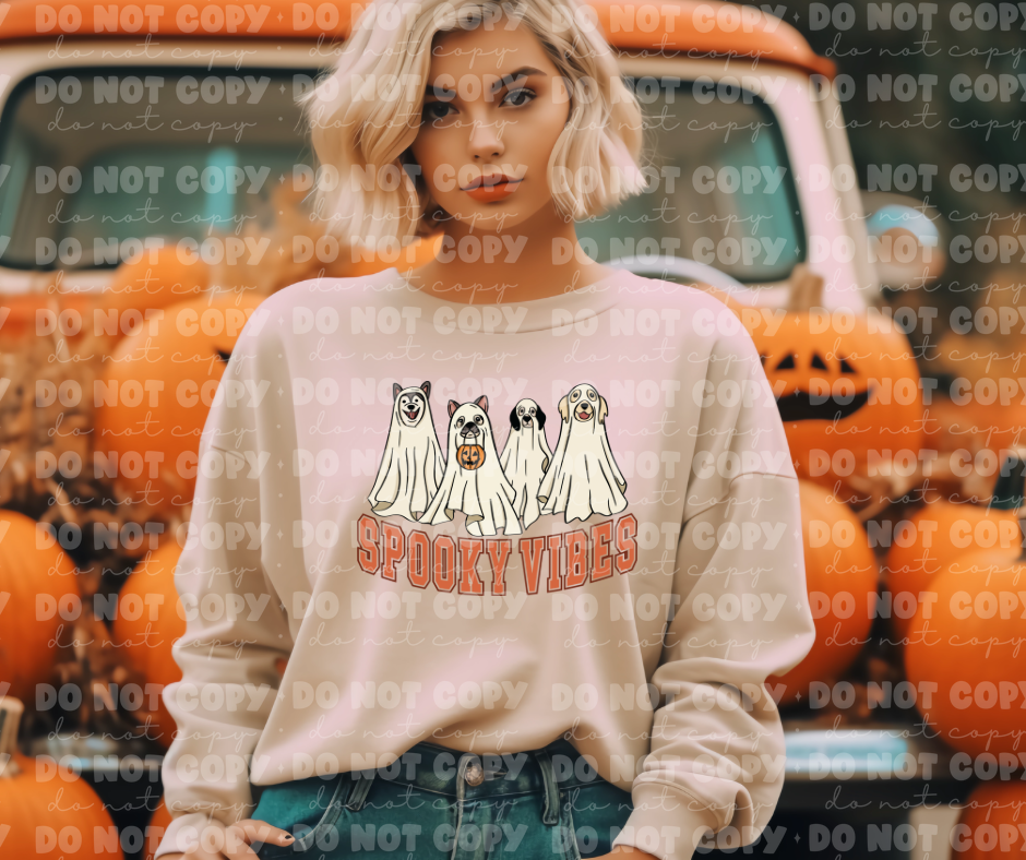 Spooky Vibes Dog *DREAM TRANSFER* DTF