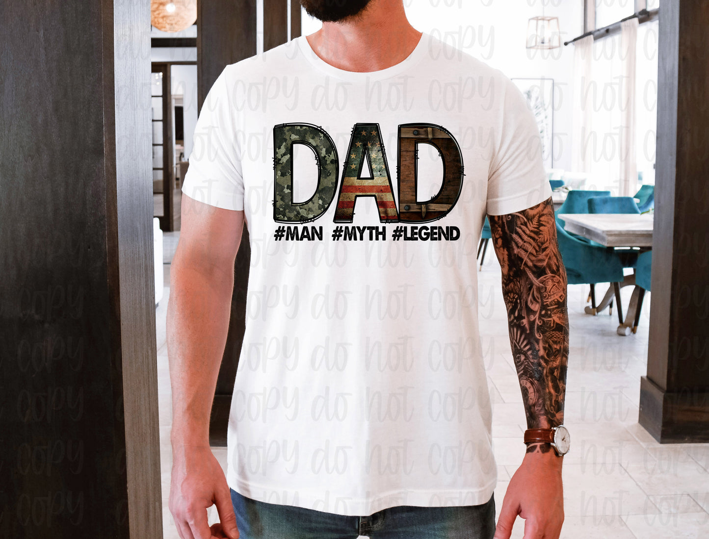 Dad the man the myth the legend *DREAM TRANSFER* DTF