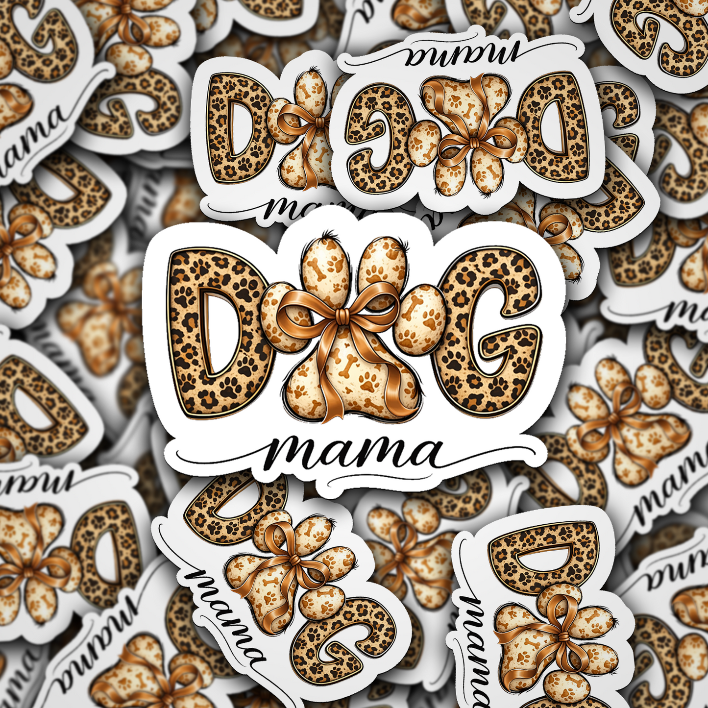 DS 2737 - Dog Mama Die Cut sticker