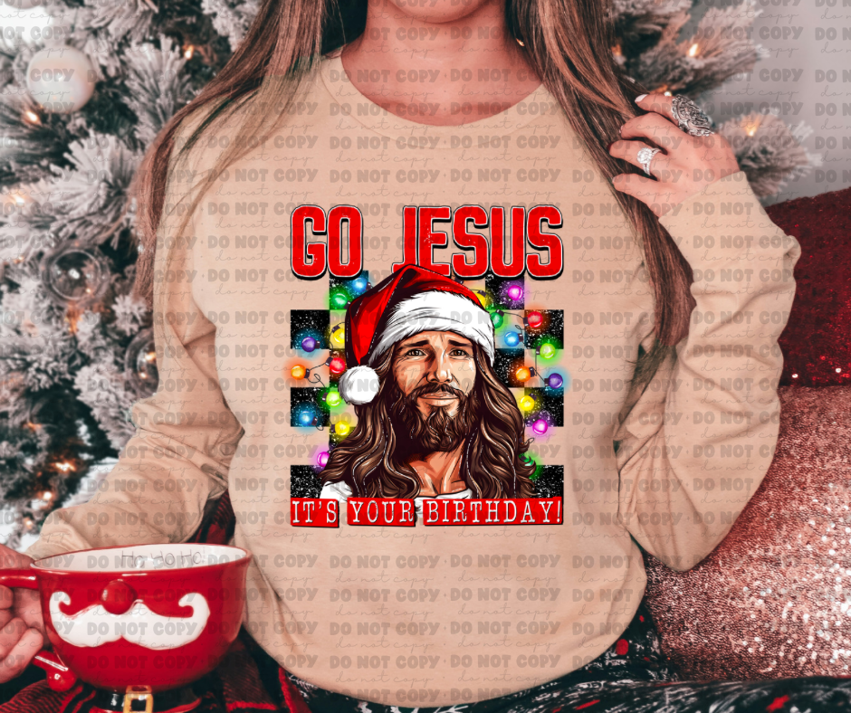 3059 Go Jesus It's your birthday *DREAM TRANSFER* DTF