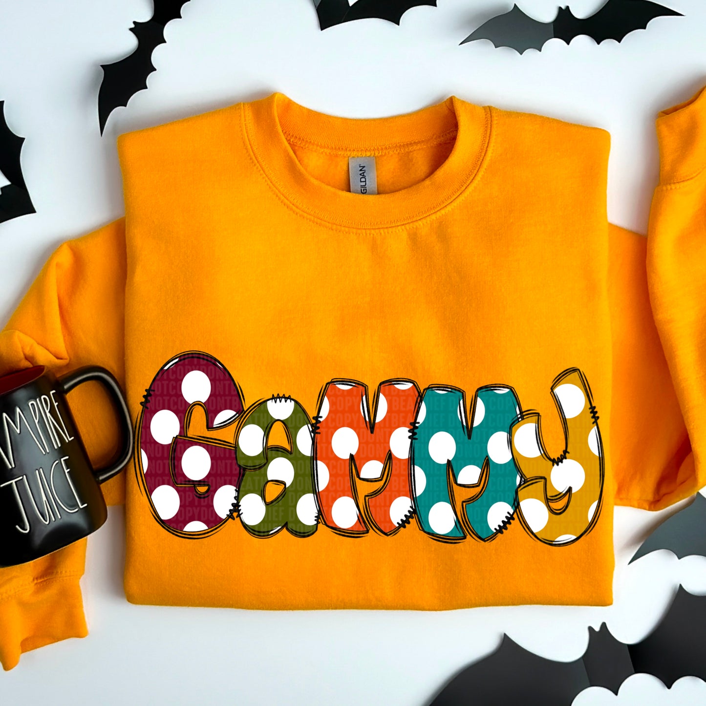 4711 Gammy fall polka dots *DREAM TRANSFER*