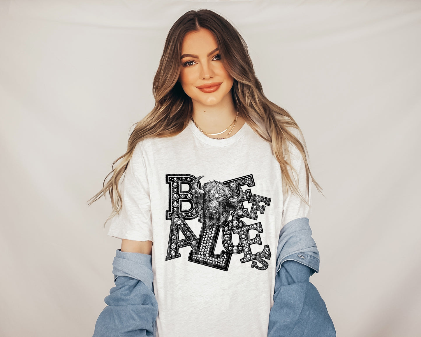 4366 Buffaloes mascot faux rhinestone *DREAM TRANSFER* DTF