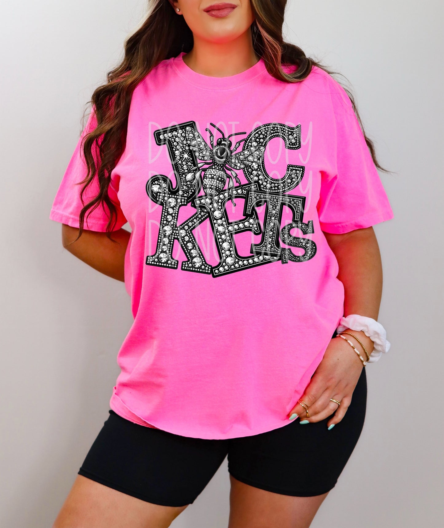 4371 Jackets mascot faux rhinestone *DREAM TRANSFER* DTF