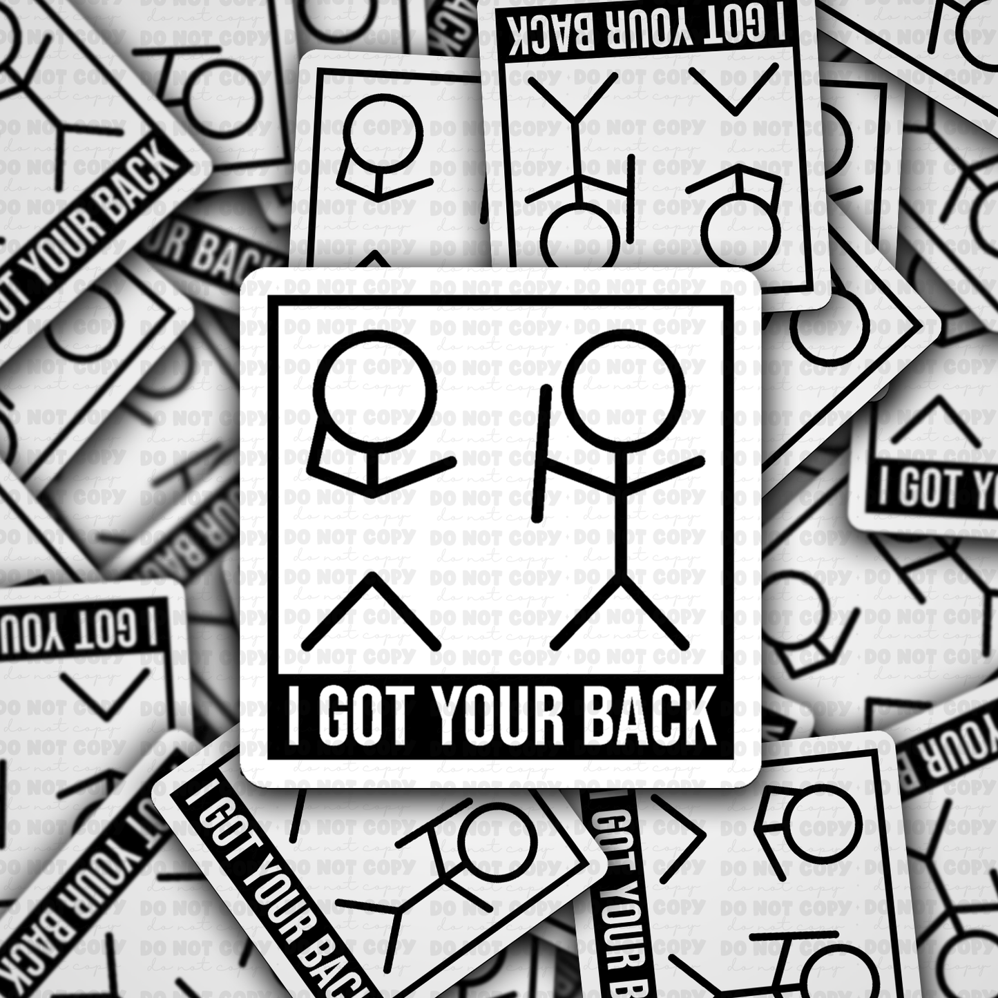 DS - 2427 I got your back Die Cut Sticker