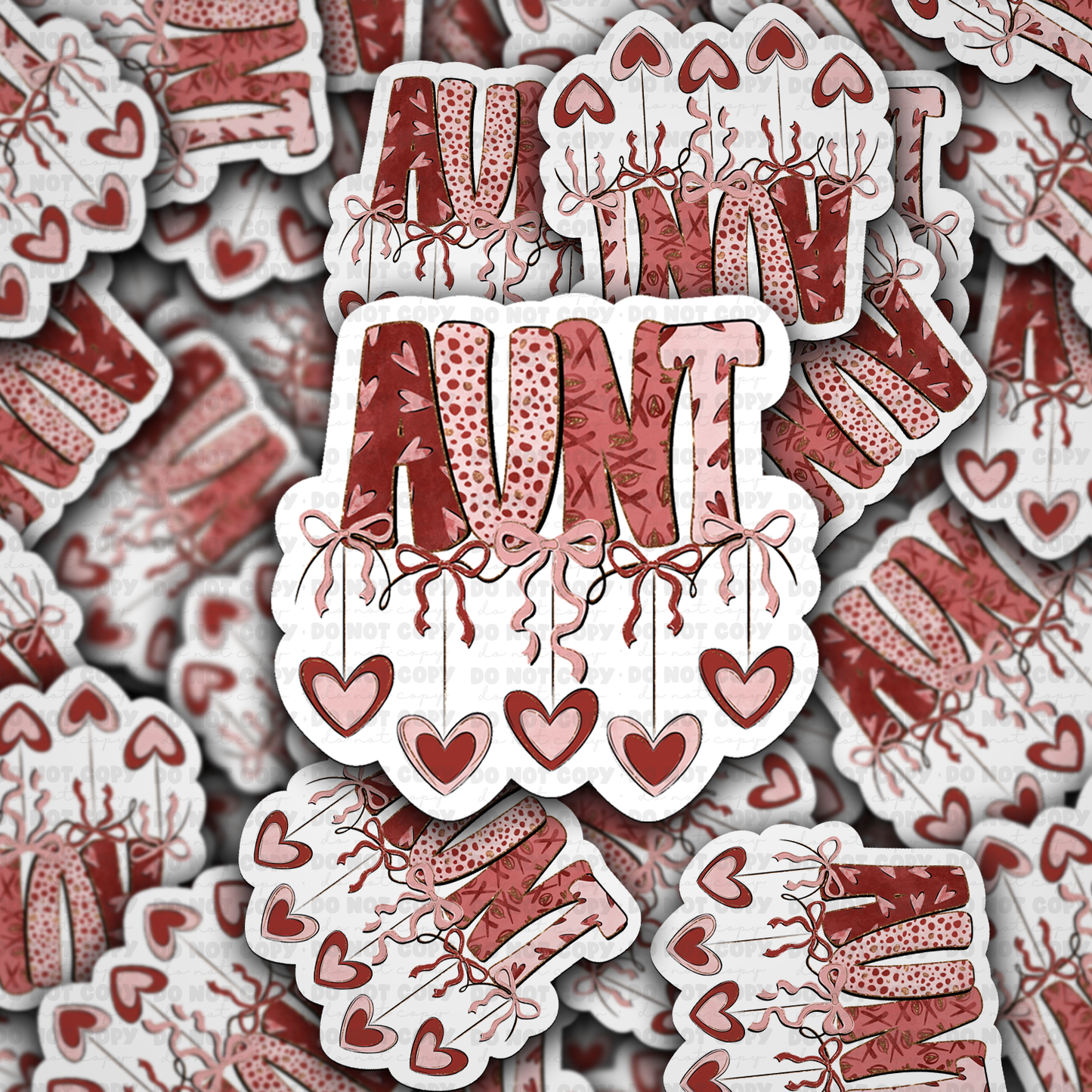 DS -2395 - Aunt Valentine's Die Cut Sticker