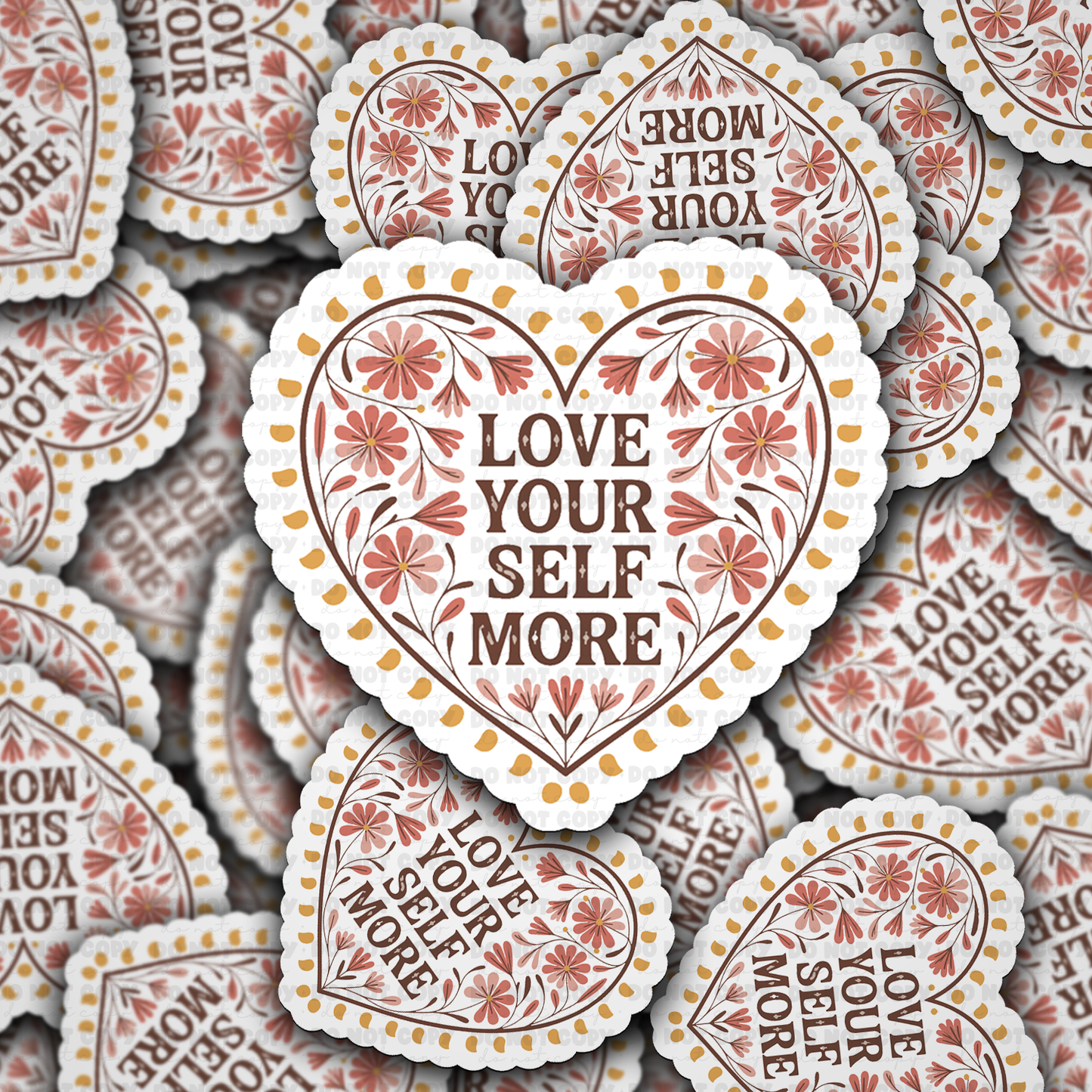 DC 2156 - Love yourself more Die Cut Sticker