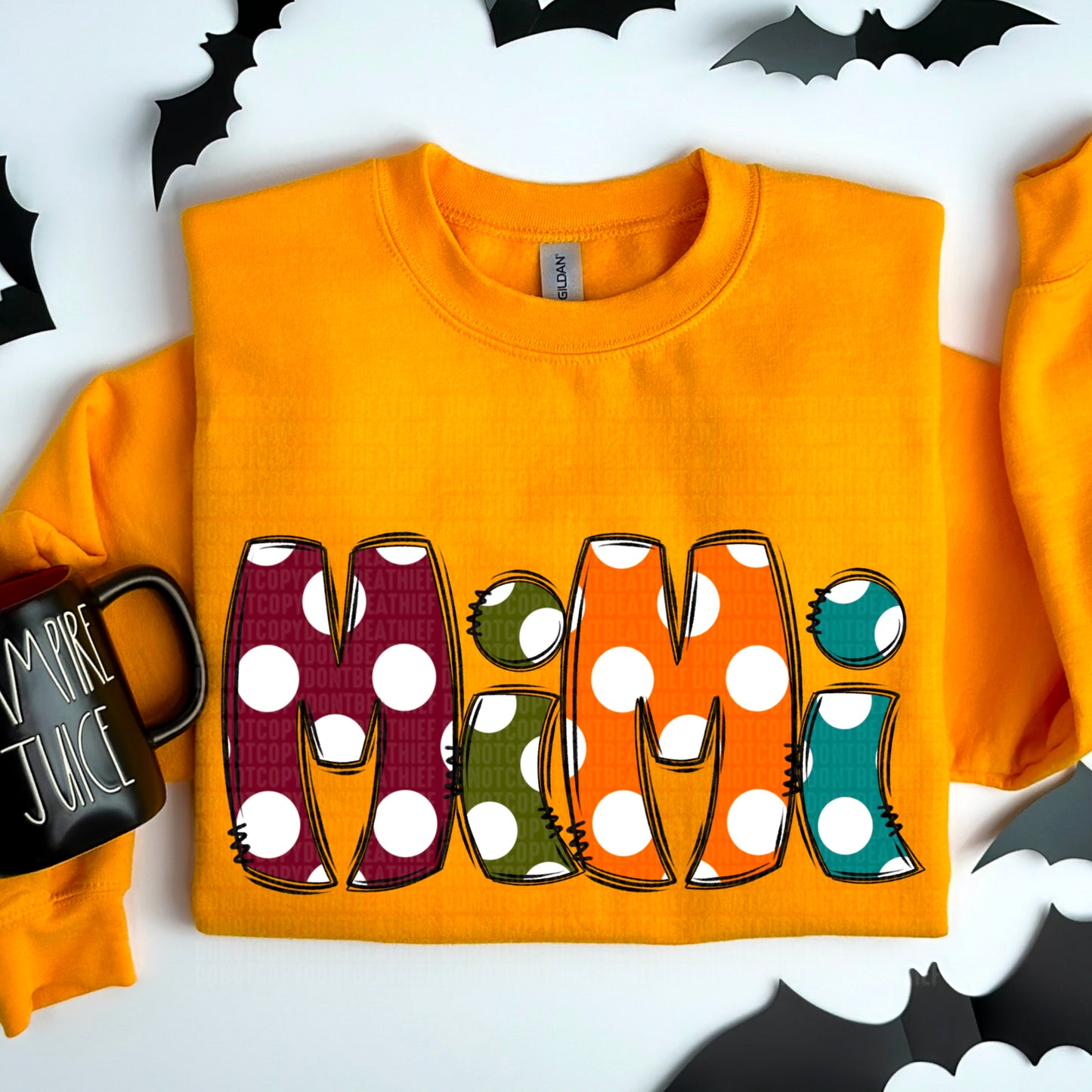 4719 Mimi fall polka dots *DREAM TRANSFER*