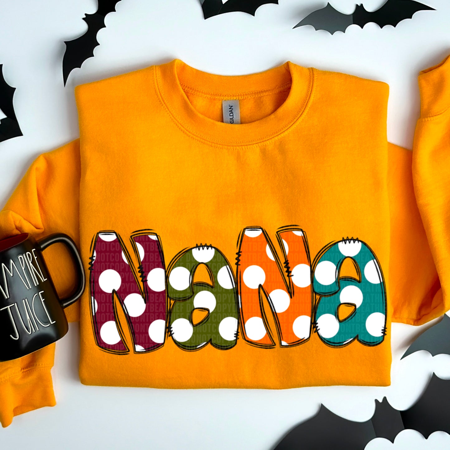 4714 Nana fall polka dots *DREAM TRANSFER*