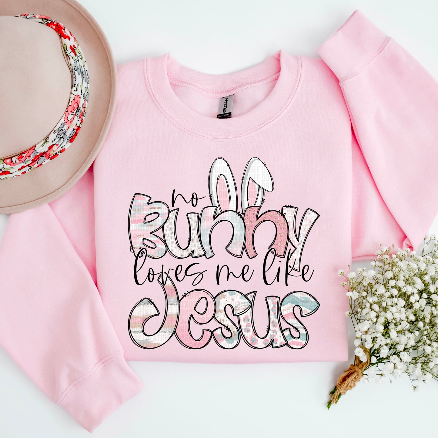 5466 - No bunny loves me like Jesus *DTF