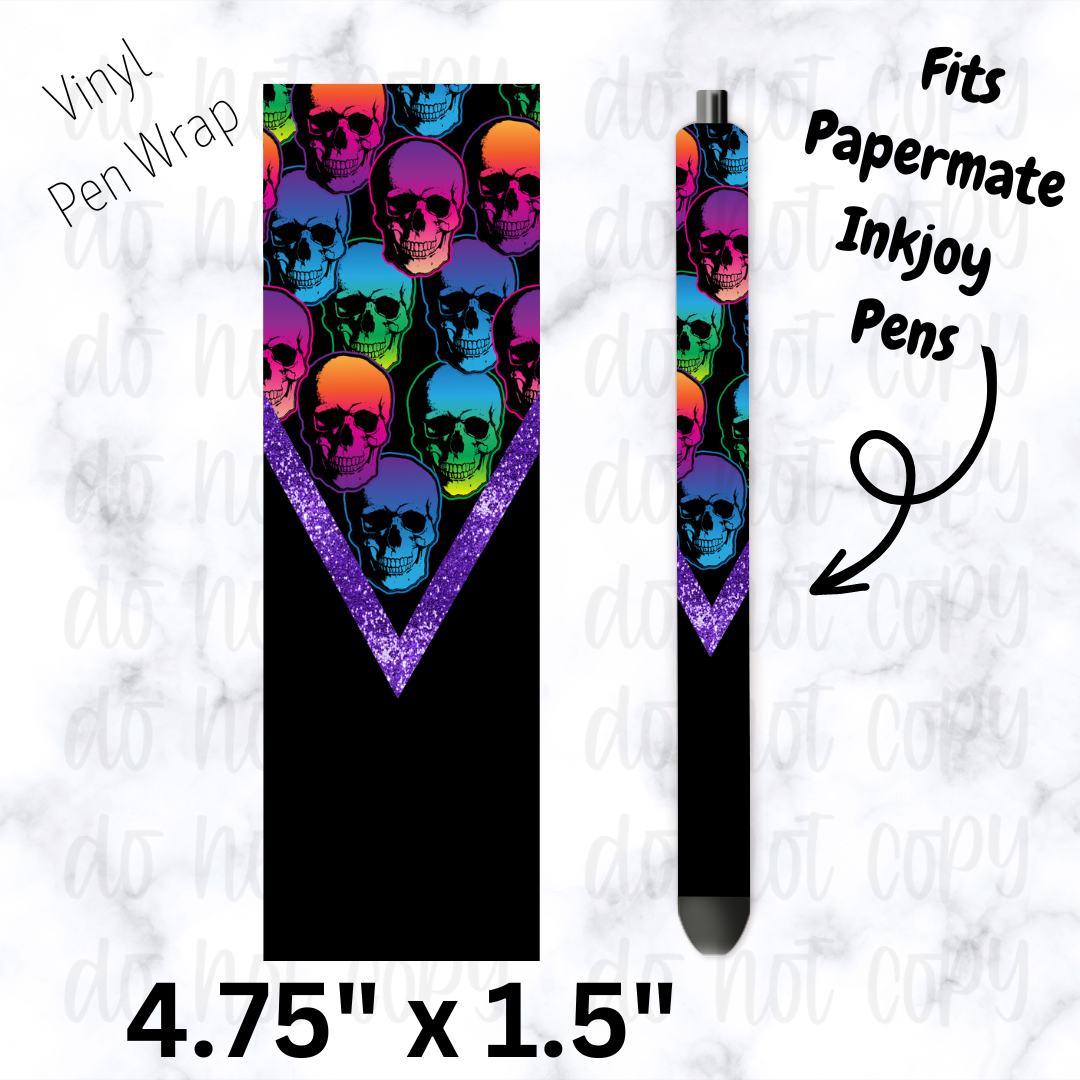 Wild Skully pen wrap