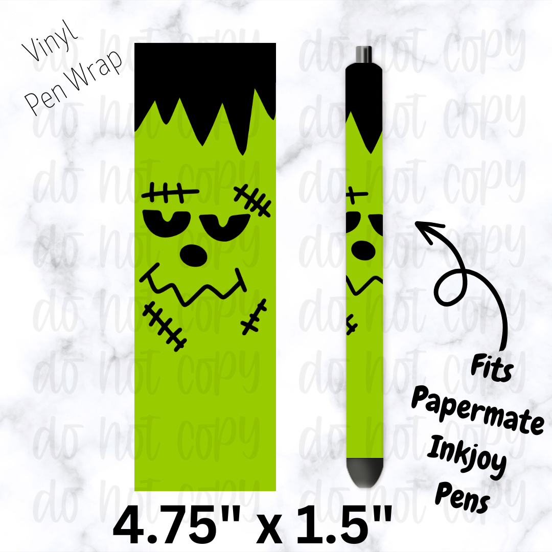 pw156 Franken Face Pen Wrap