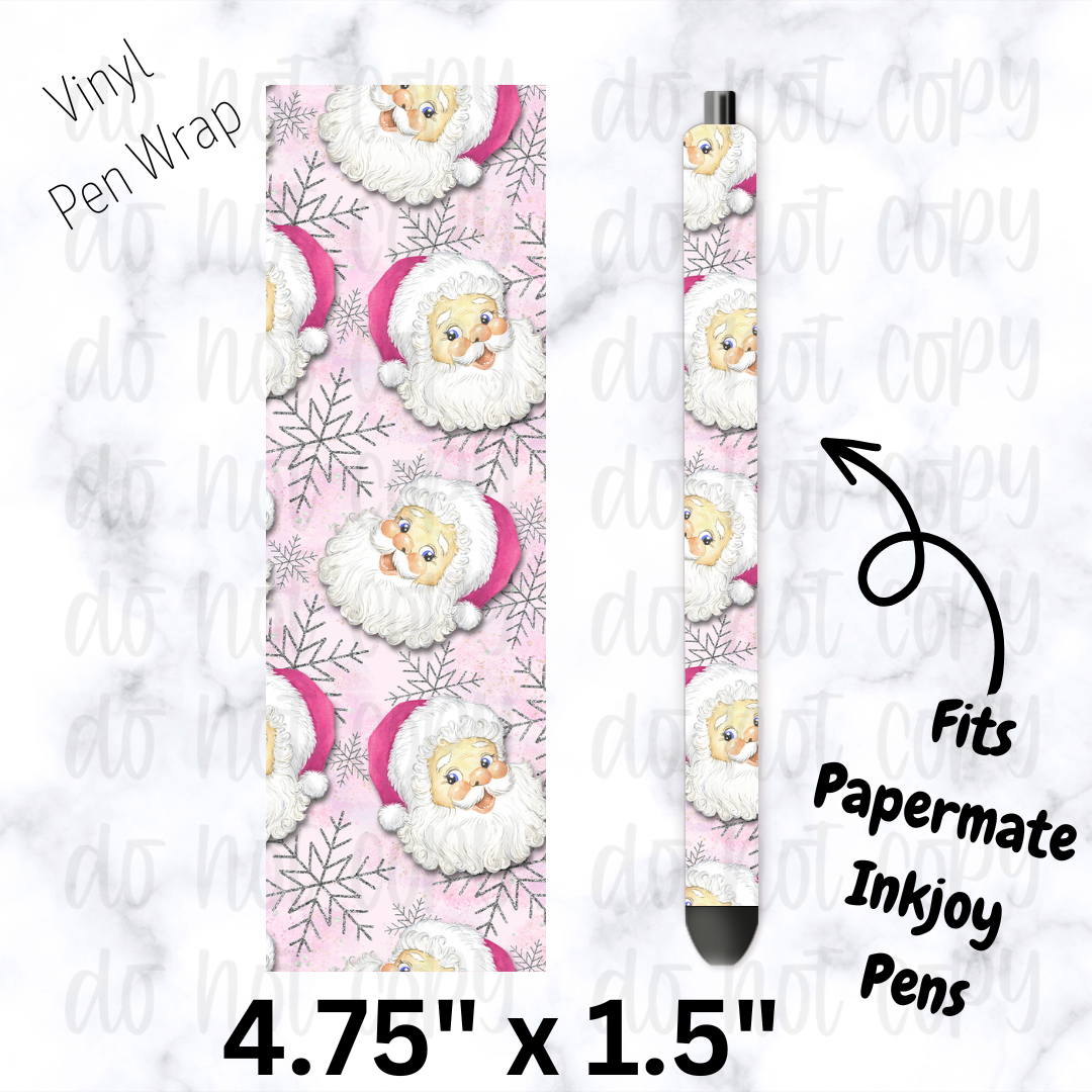 pw193 Pink Christmas SC Pen Wrap