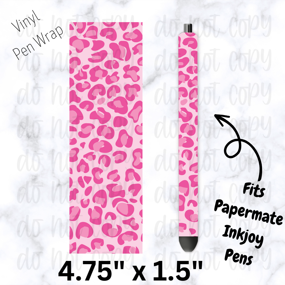 pw259 leopard pink Wrap