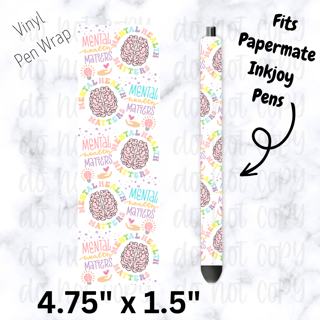 Mental Health Matters Pen Wrap