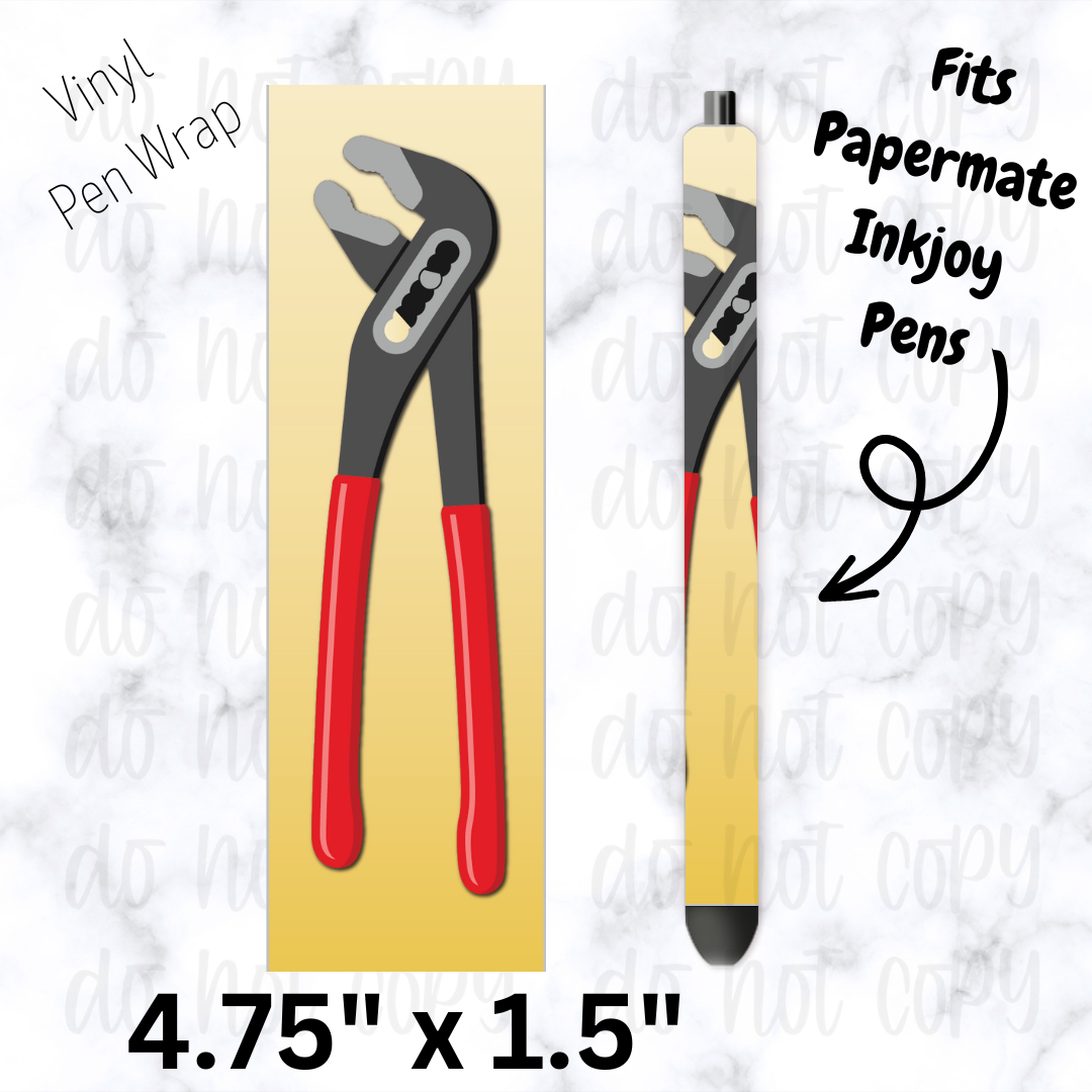 Joint Pliers Pen Wrap