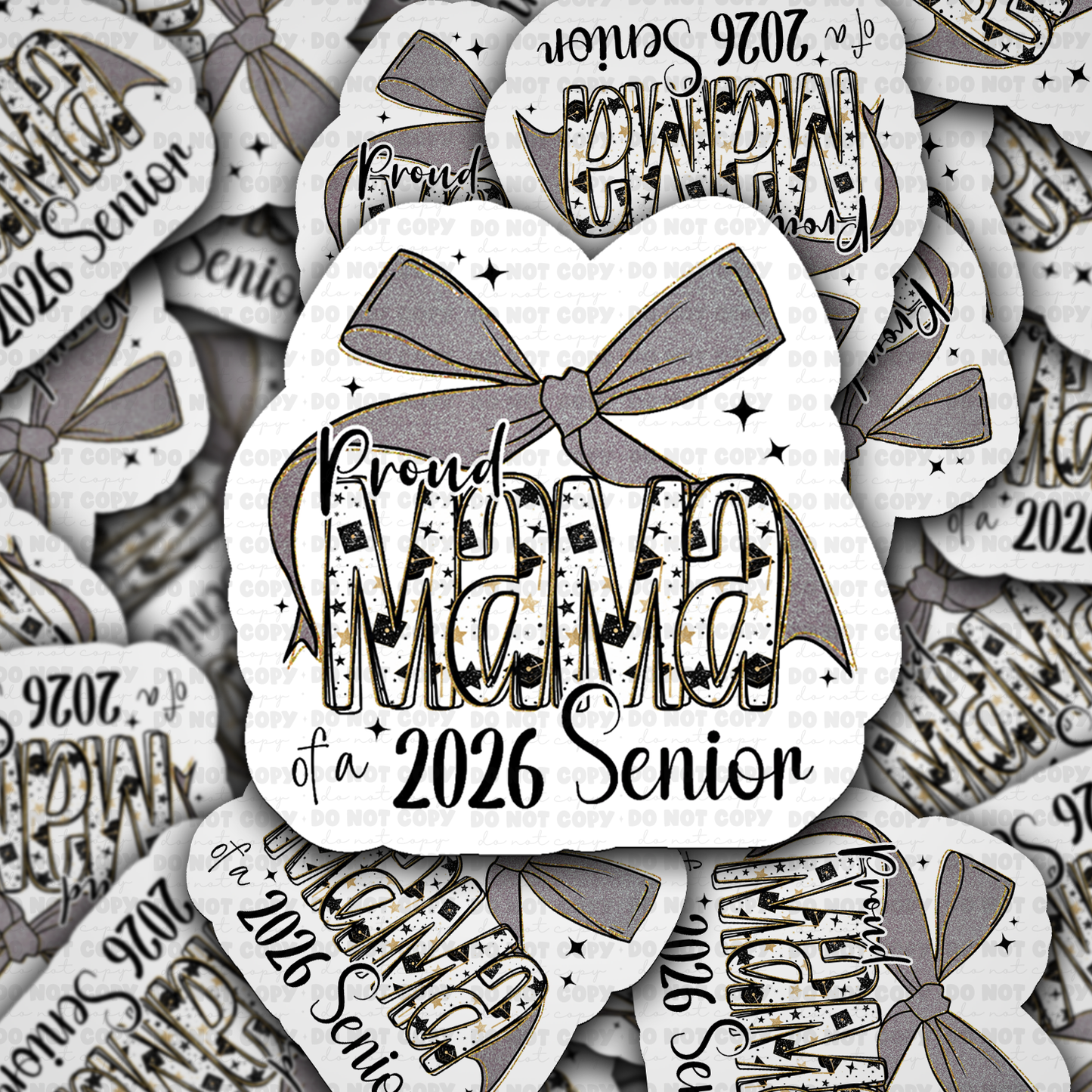 DS 2946- Proud mom of senior 2026 Die Cut sticker
