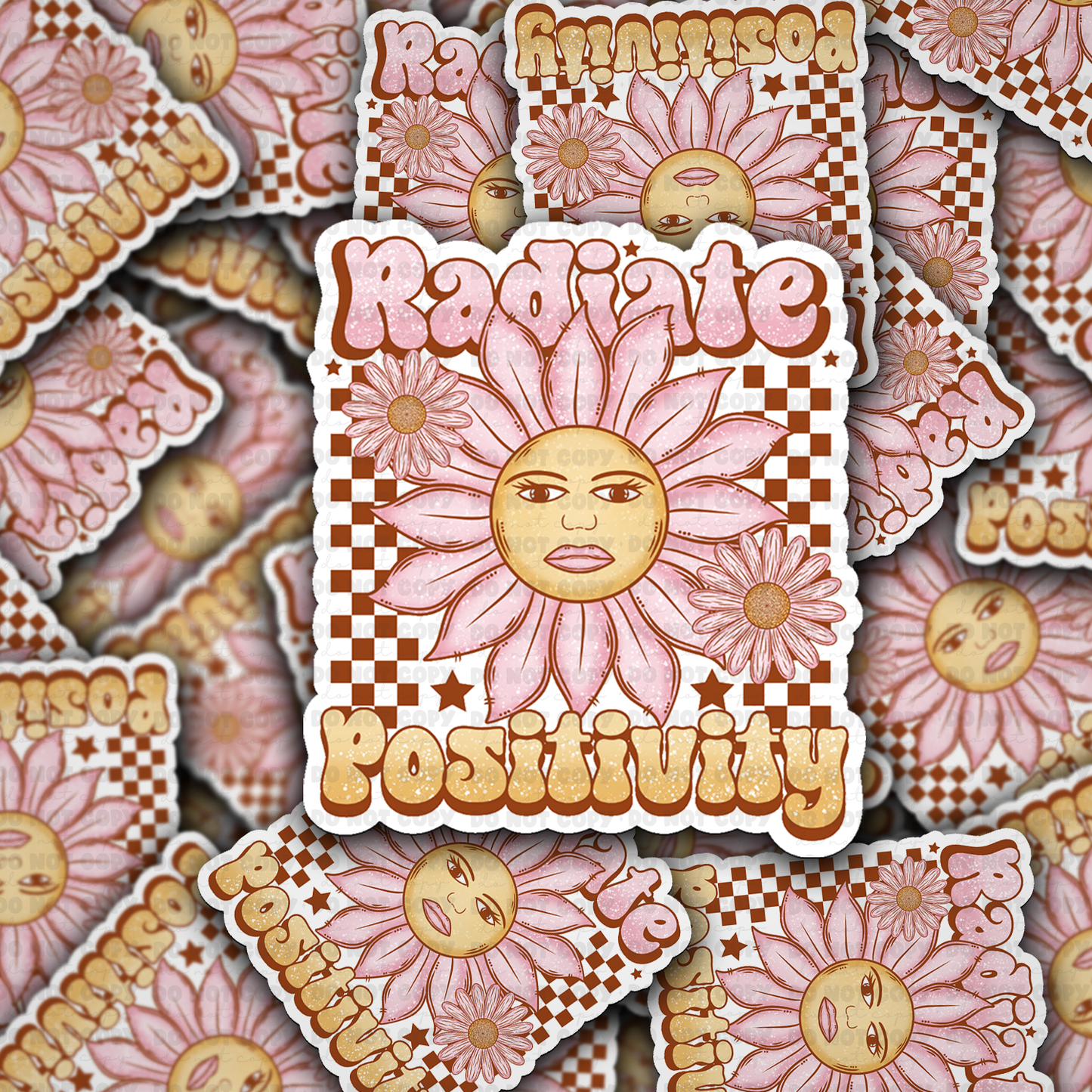 DS 2722 - Radiate positivity Die Cut sticker