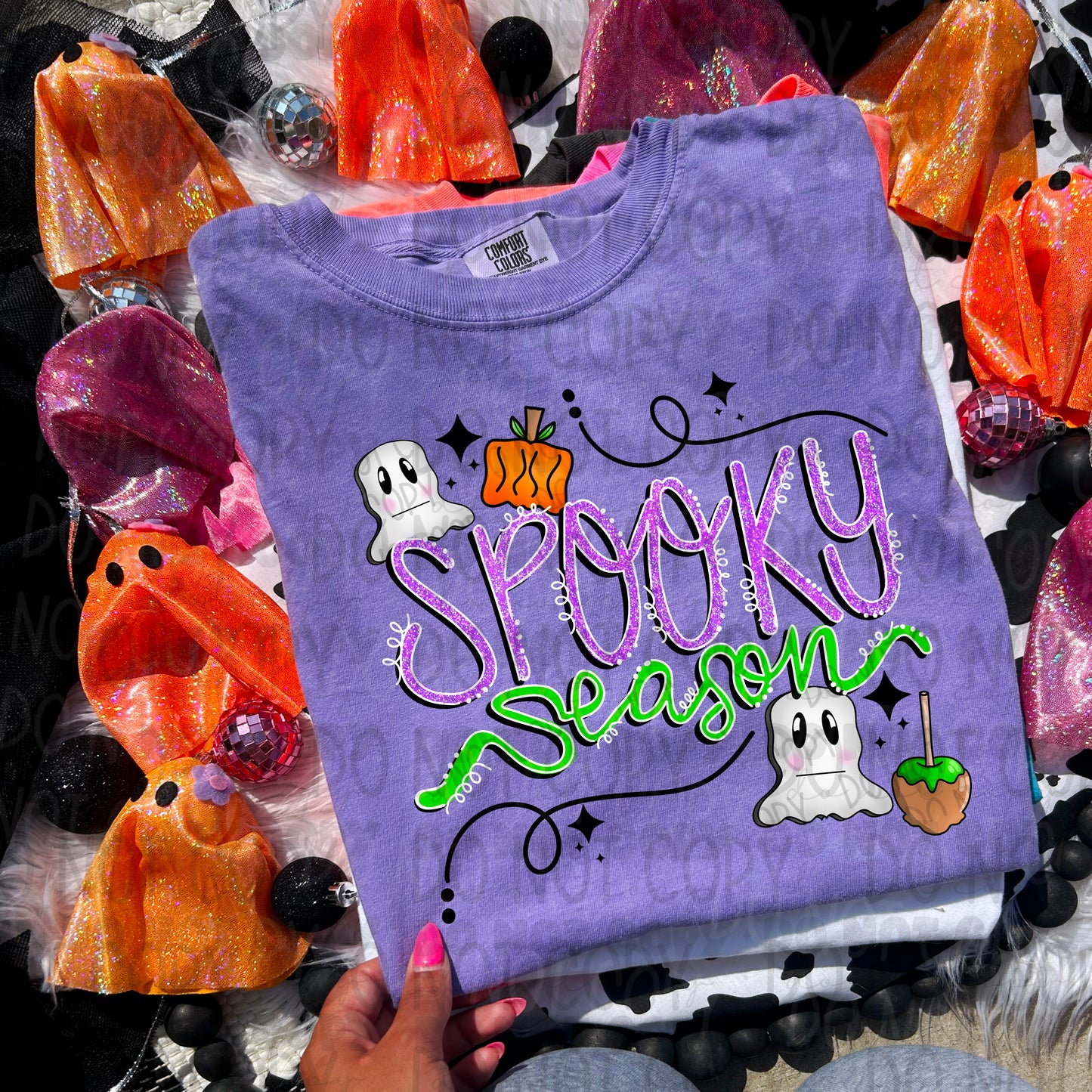 6510 - Spooky season with ghost *DTF Transfer