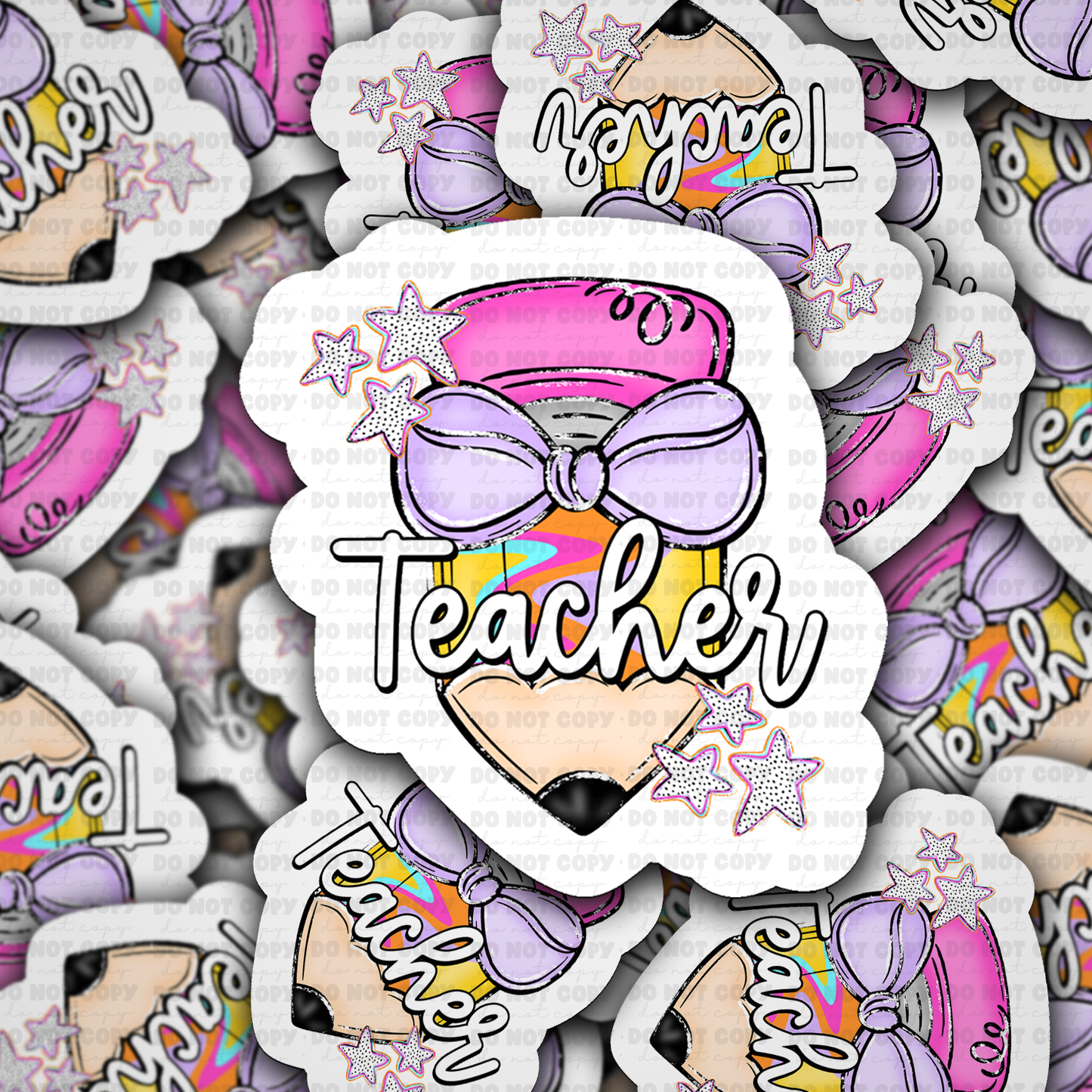 DS 3195 - Teacher Die Cut sticker
