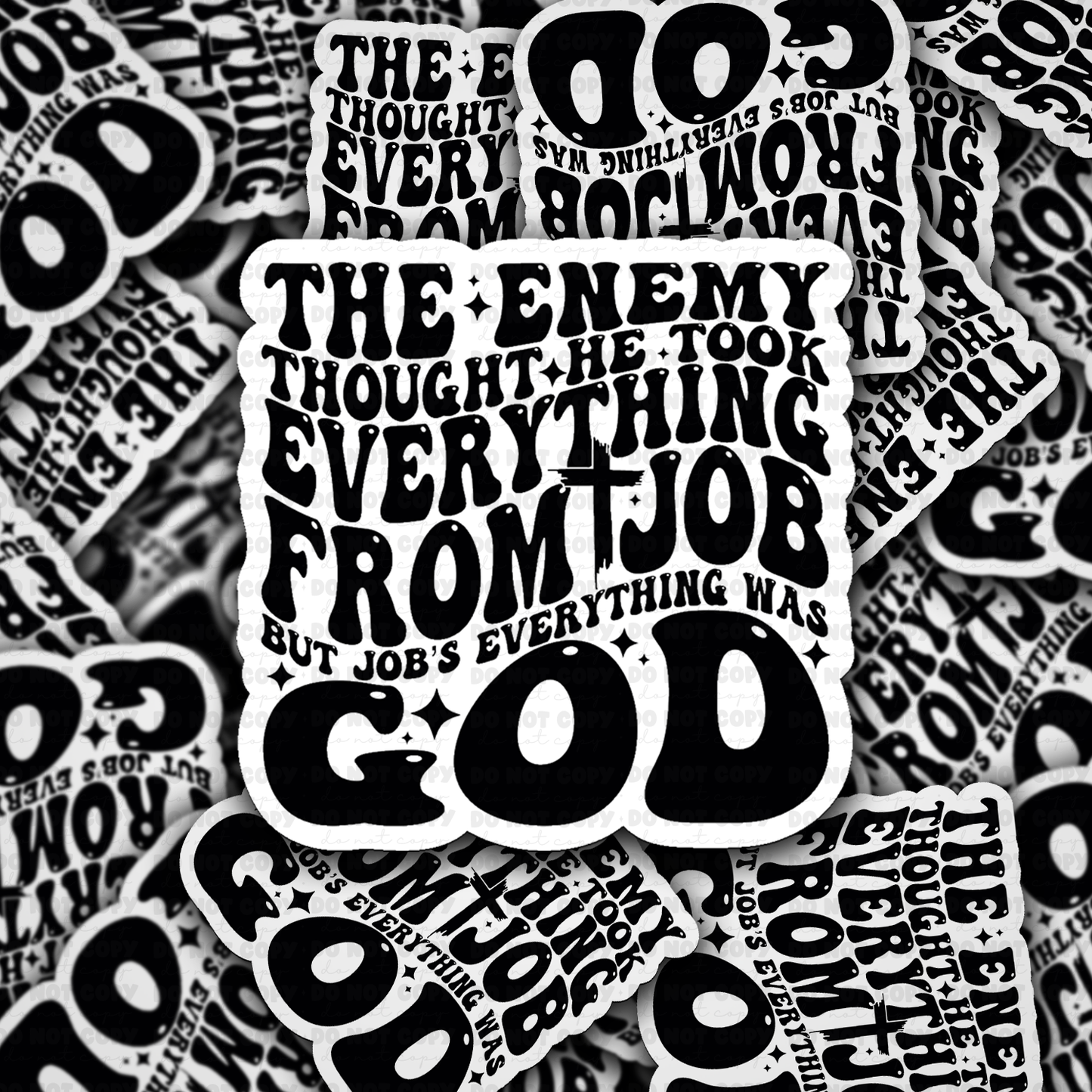 DC 2065 - The enemy thought he took everything Die Cut Sticker