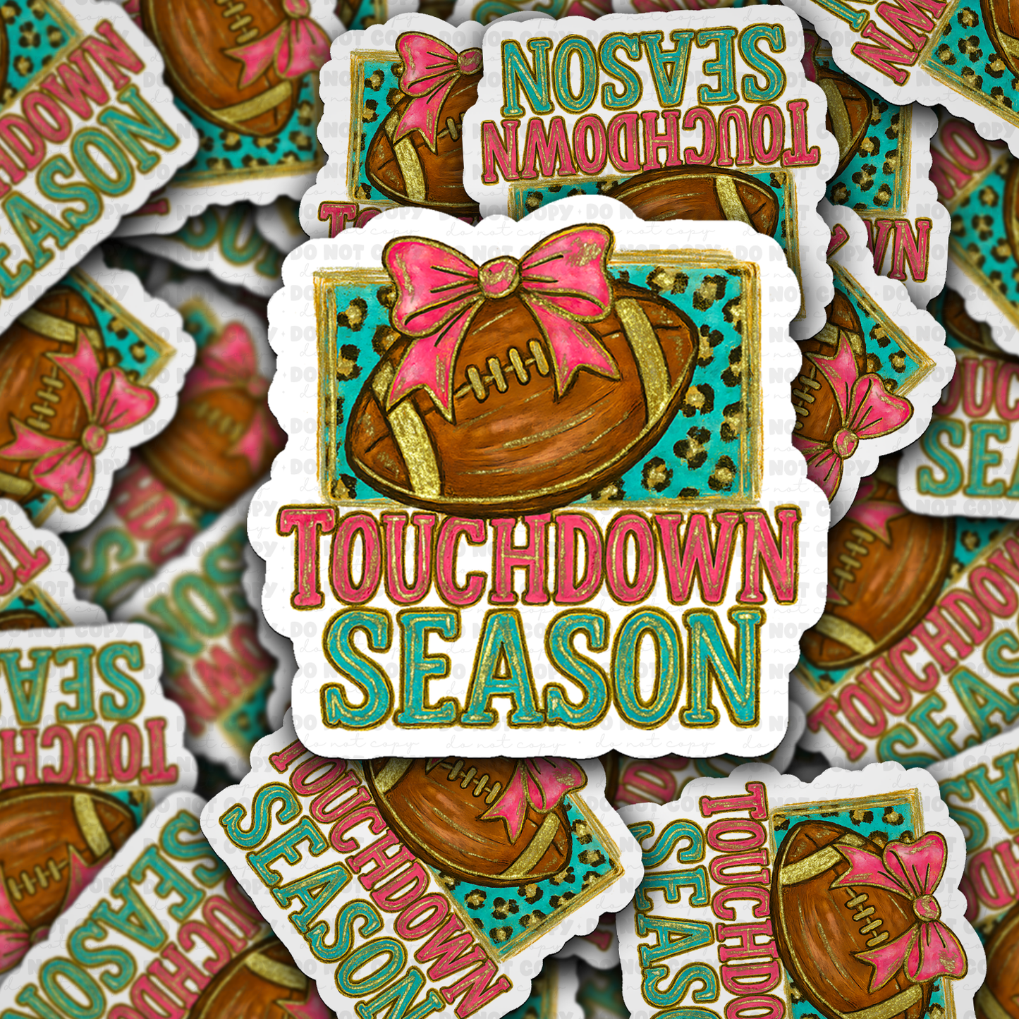 DS 3314 - Touchdown season Die Cut sticker