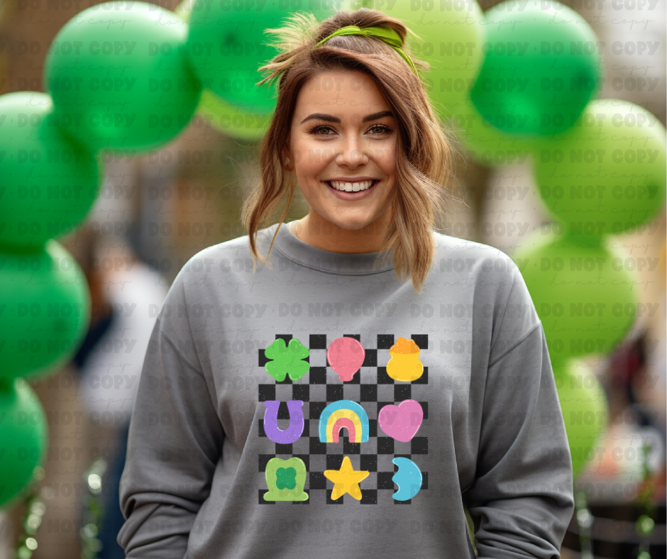 3550 Cereal Checkered DREAM TRANSFER* DTF