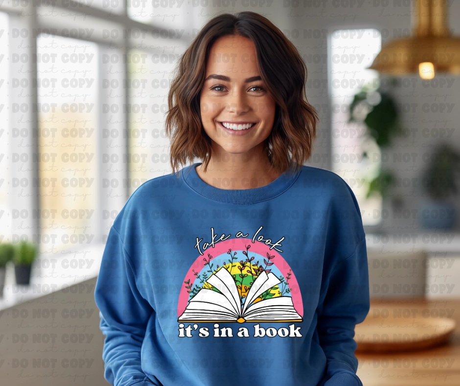 3509 Take a look its in a book*DREAM TRANSFER* DTF