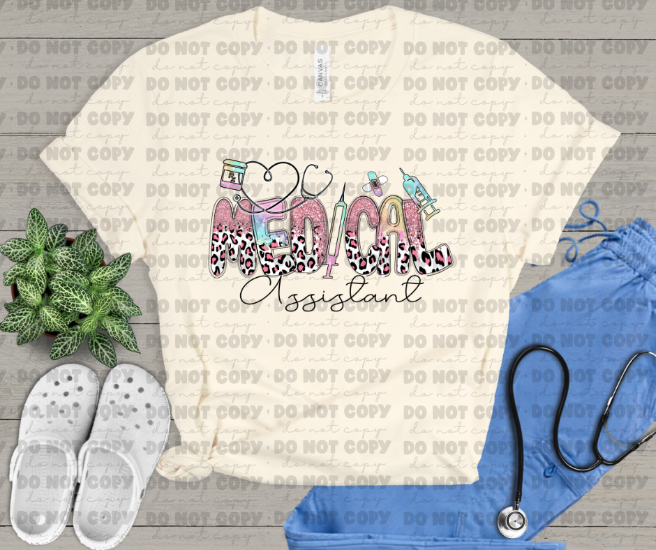 3600 Medical Assistant Pink DREAM TRANSFER* DTF