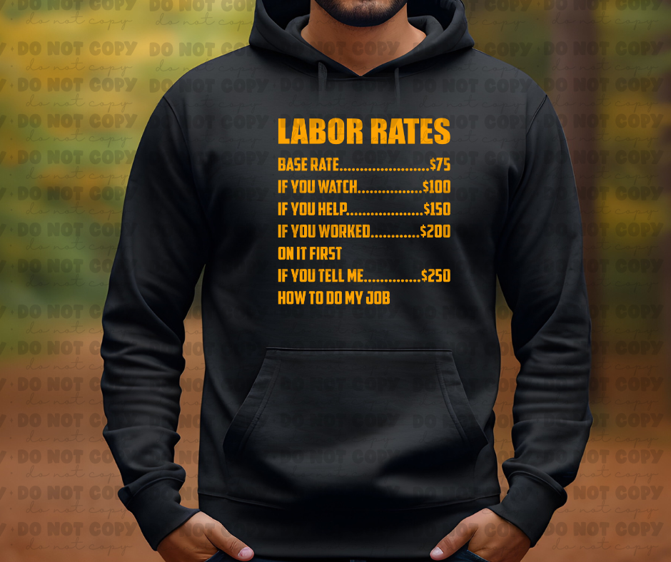 3610 LABOR RATES DREAM TRANSFER* DTF