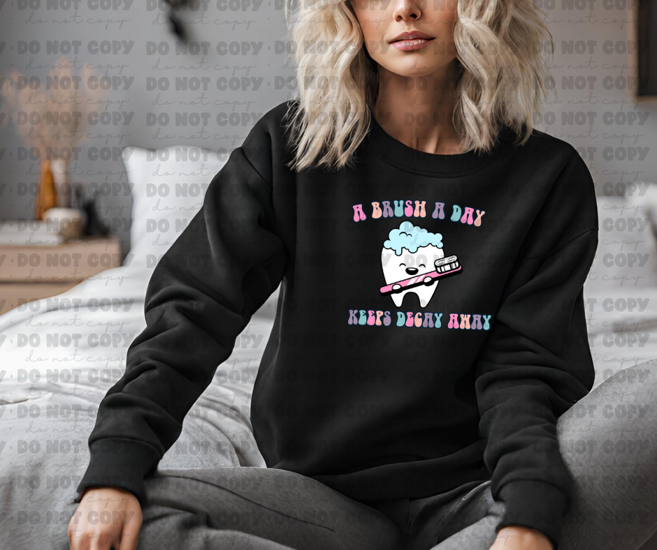 3621 A brush a day DREAM TRANSFER* DTF