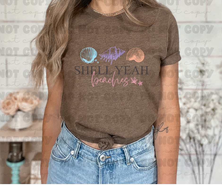 3924 Shell Yeah Beaches DREAM TRANSFER* DTF