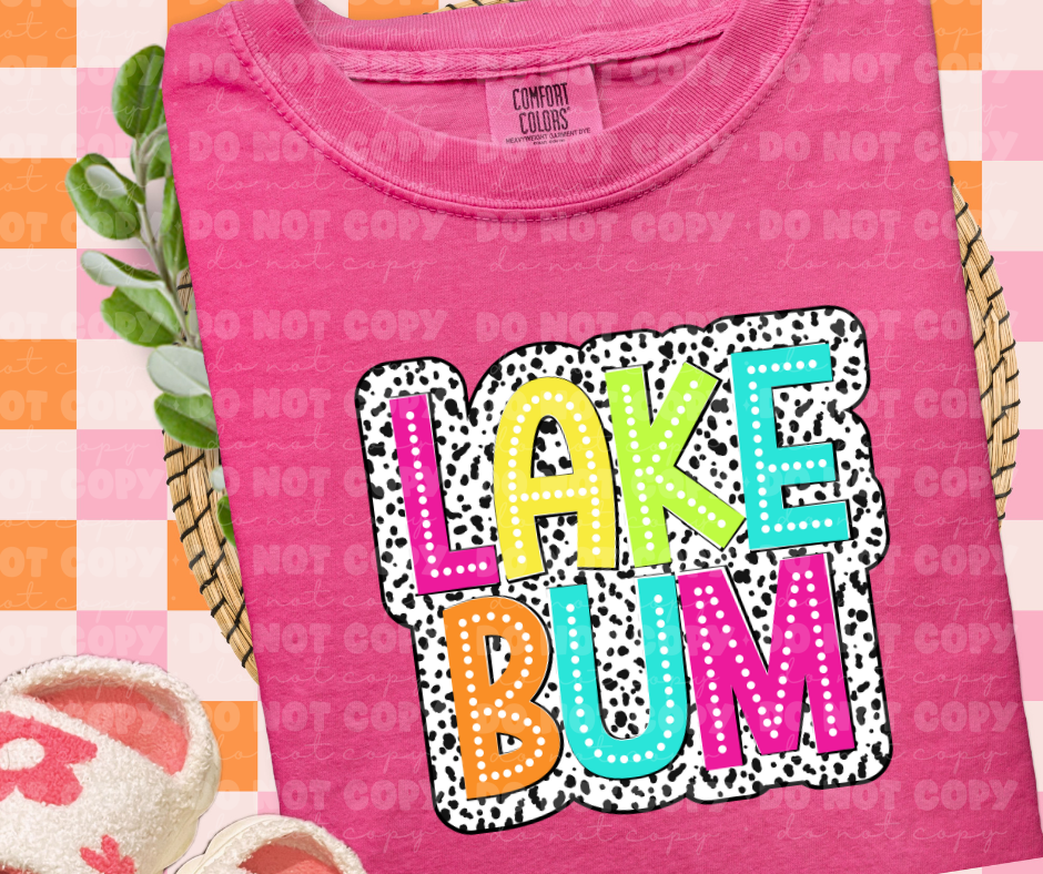 4014 Lake Bum Dalmatian dots*DREAM TRANSFER* DTF