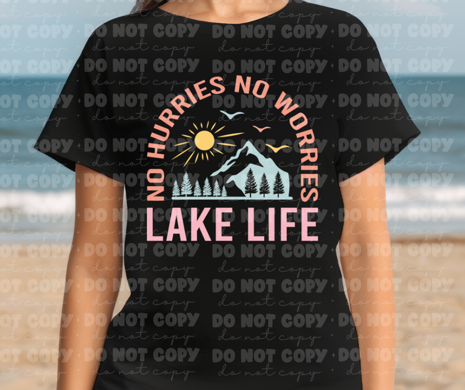 4057 No Hurries No Worries *DREAM TRANSFER* DTF