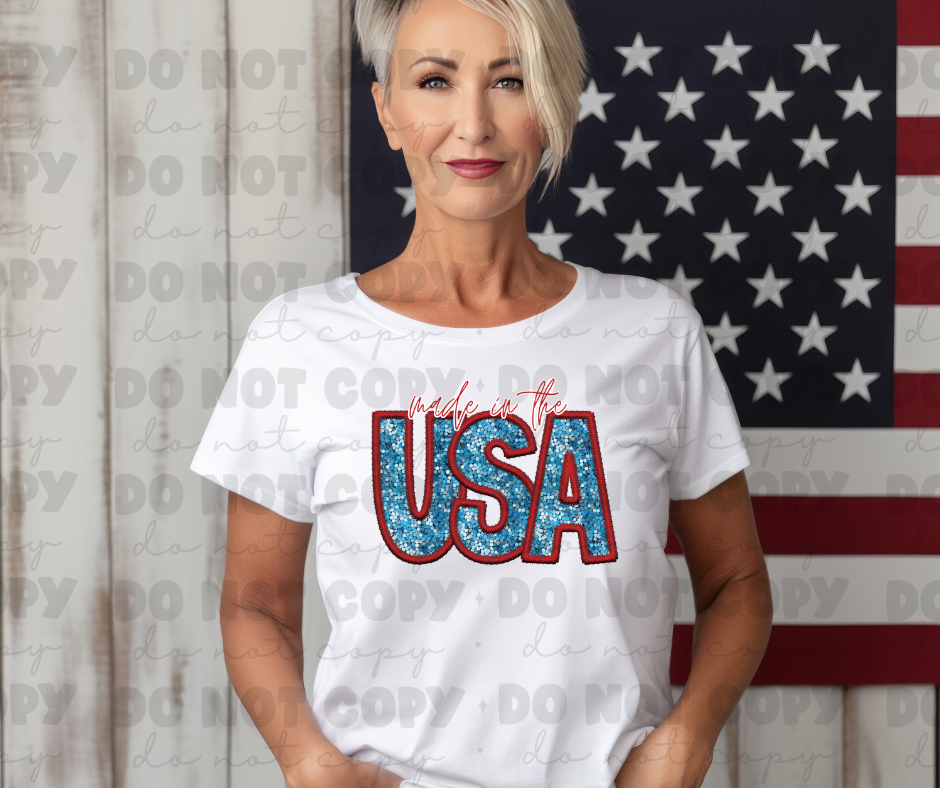 4114 made in the USA Faux Embroidery *DREAM TRANSFER* DTF