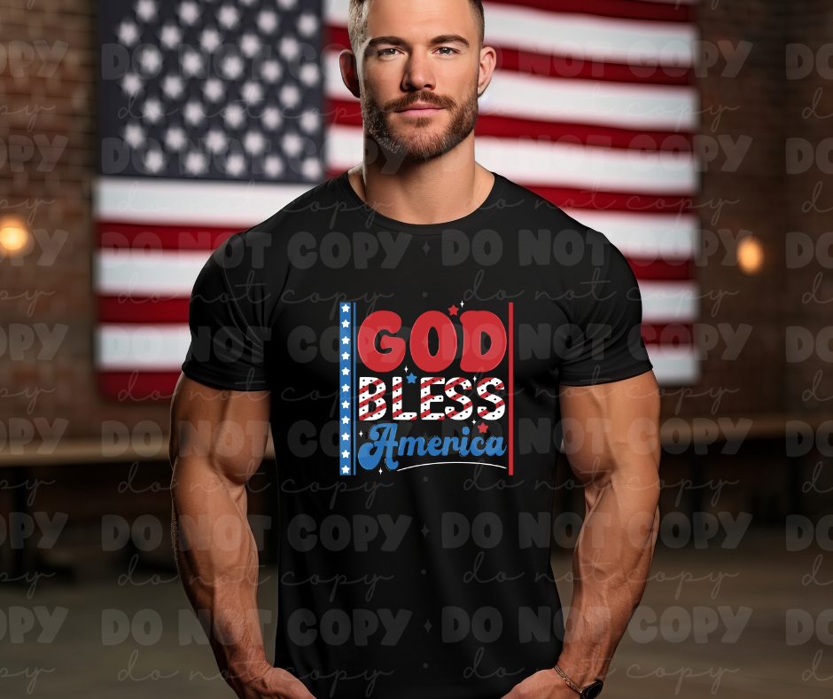 4129 God Bless America *DREAM TRANSFER* DTF