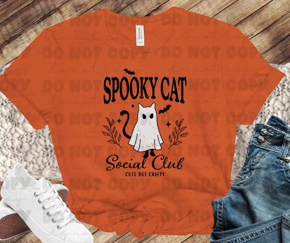 4205 SPOOKY CAT *DREAM TRANSFER* DTF