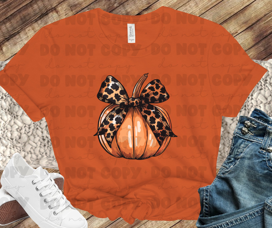 4208 Bow Pumpkin *DREAM TRANSFER* DTF