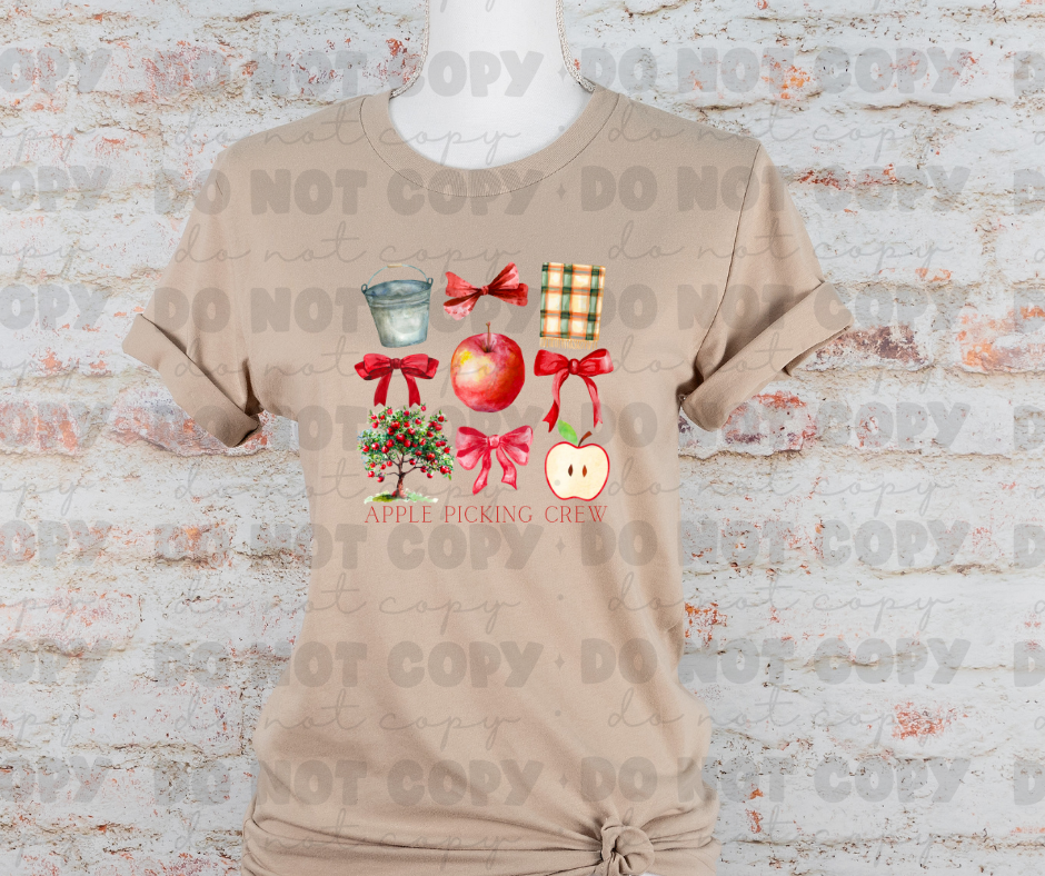 4231 Apple Picking Bows *DREAM TRANSFER* DTF