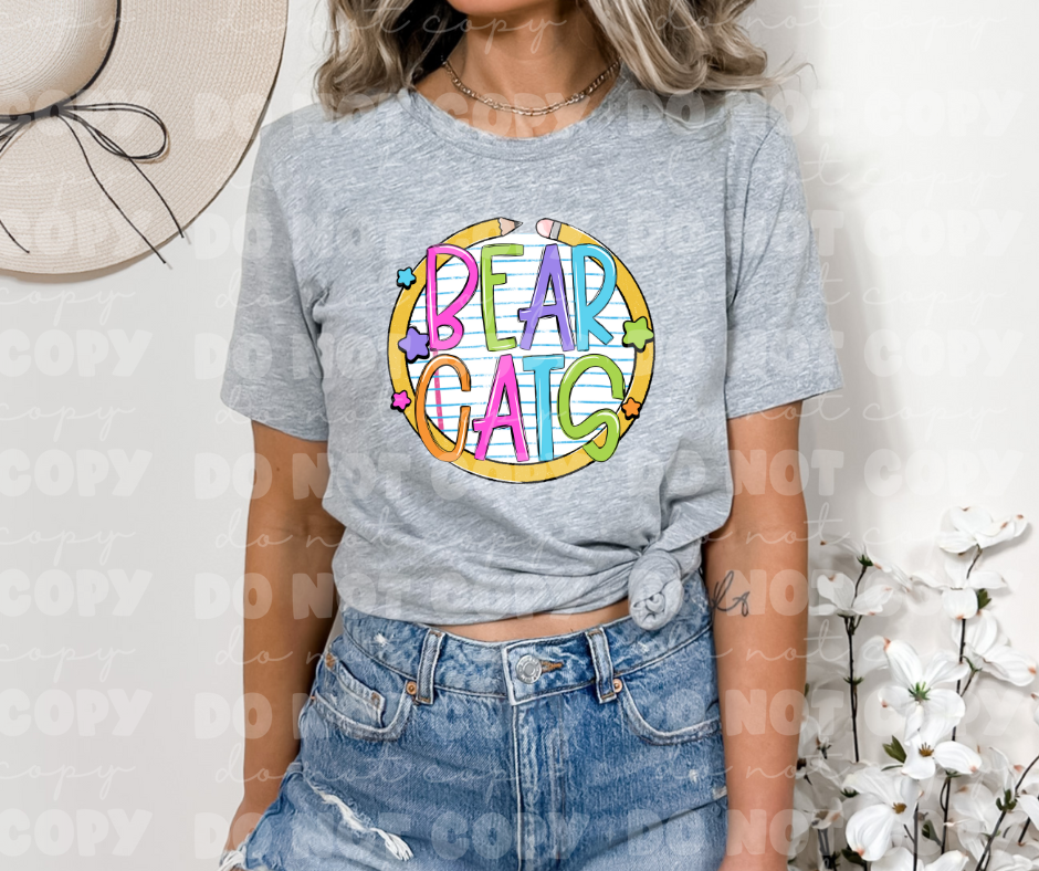 4561 Bearcats Pencil and Paper *DREAM TRANSFER*