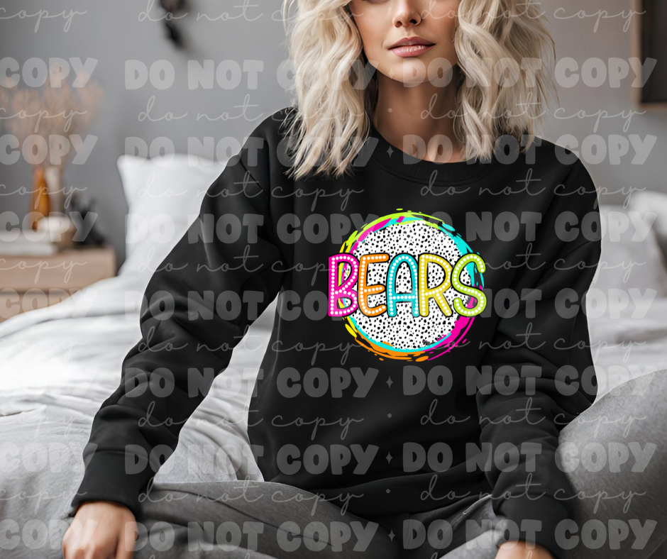 4529 Bears circle dot mascot *DREAM TRANSFER*